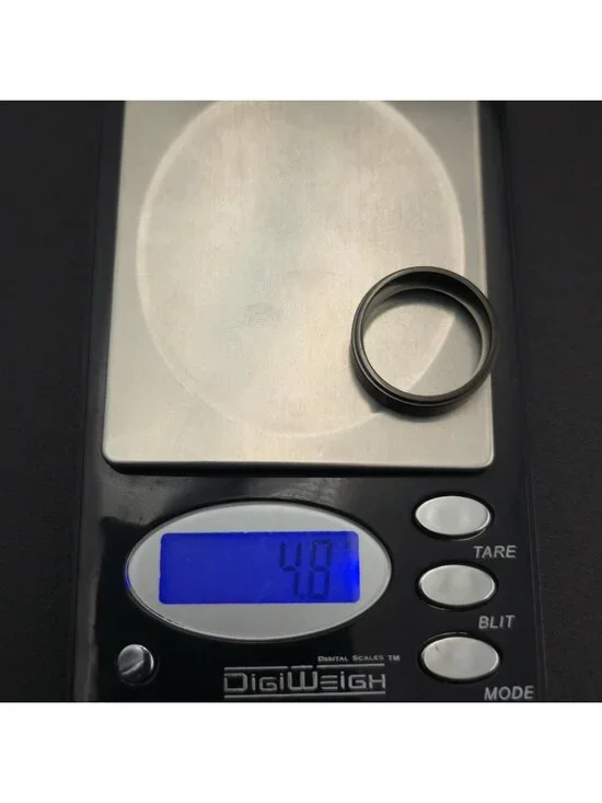 Size 10.25 Titanium Minimalist Brushed Band Ring A7400 - Picture 7 of 7